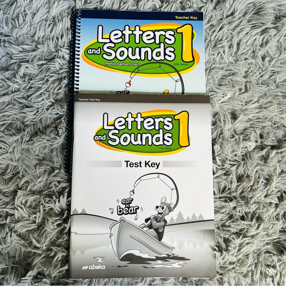 Abeka's grade 1 letter and sounds test key and teacher key